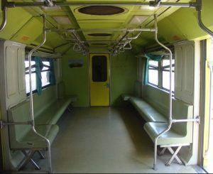 Interior Kereta Api Prambanan Express