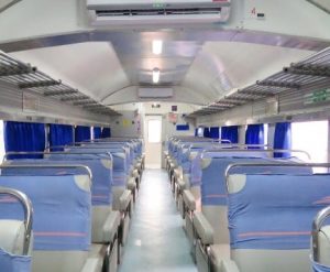 Interior Kereta Api Sawunggalih
